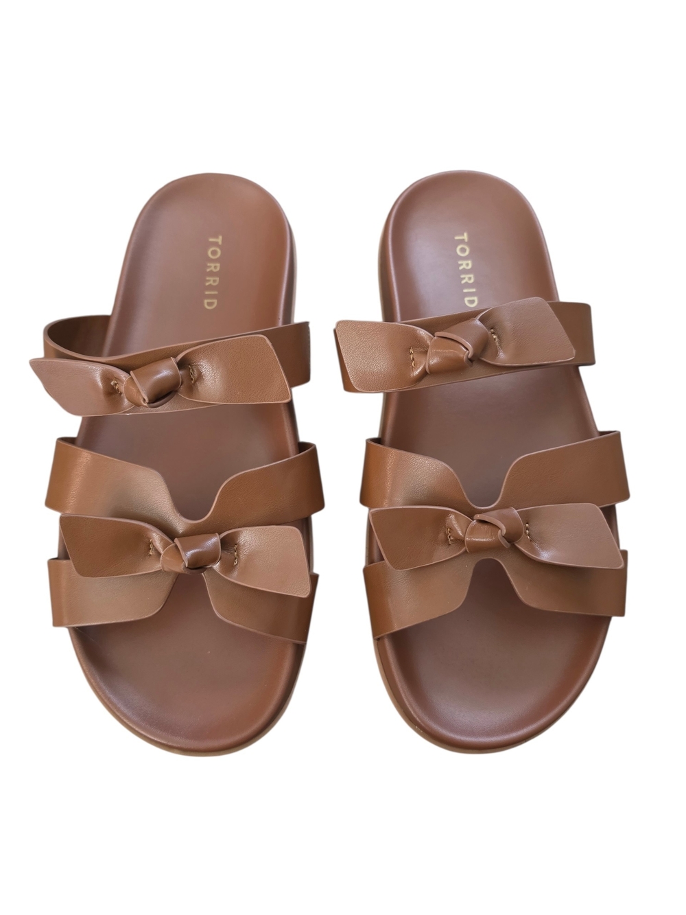 Torrid Bow Footbed Slides (WW), Size 10 - Picture 2 of 4